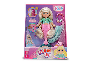 Baby Born Glam Up Mermaid Doll Sparkle